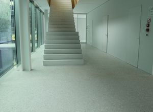 Binnenvloeren : Gepolierd beton -terrazzo
